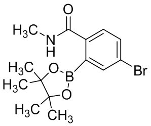 4-bromo-N-methyl-2-(4,4,5,5-tetramethyl-1,3,2-dioxaborolan-2-yl)benzamide